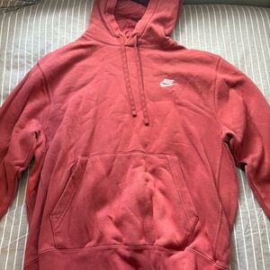 Men's Size L Orange Nike Hoodie